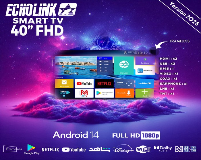 ECHOLINK TV 40″ SMART 40Z1S photo 1