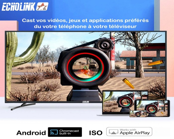 ECHOLINK TV 75 4k UHD75U20A Android 9.0 photo 7