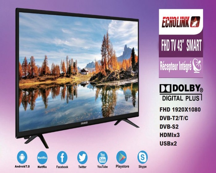 TV ECHOLINK 43 SMART ANDROID photo 1
