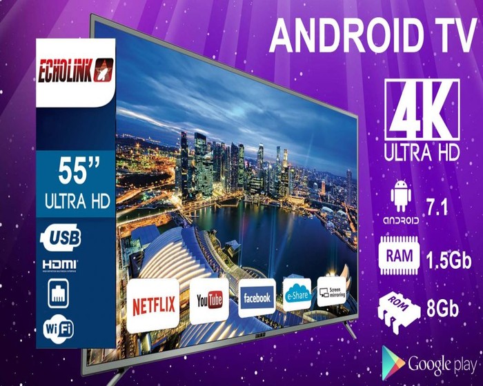 TV ECHOLINK 55 SMART ANDROID photo 1